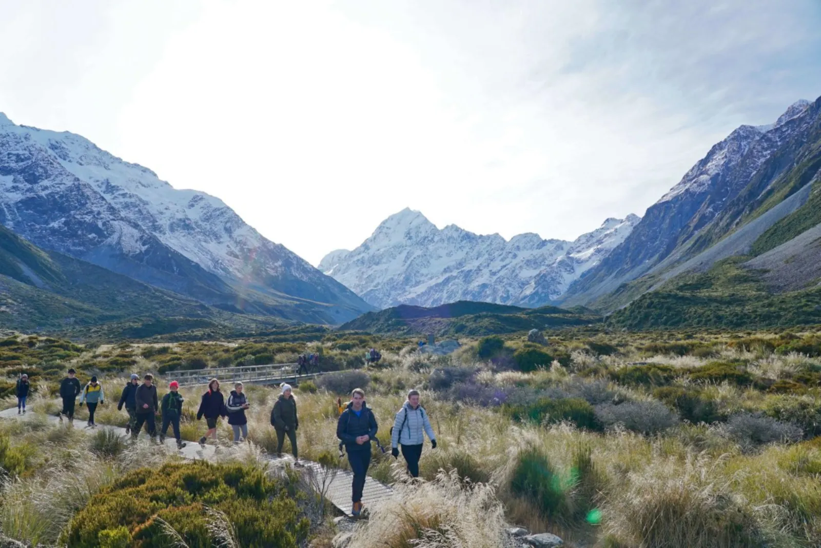 Tekapo Shuttle: Mt Cook Day Tour via Pukaki & Tasman Lake